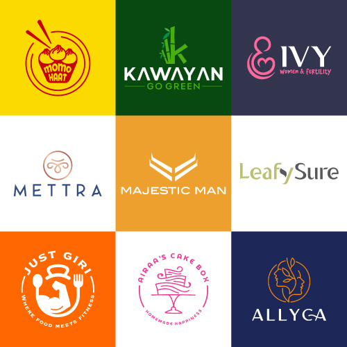 Top 9 logos, July 2022, Momo Haat, Kawayan, IVY, LeafySure, Mettra, Allyca, JustGiri, Majestic Man, Airas Cake Box