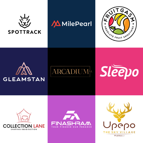 Logos, August 2022, Spottrack, Fruitgasp, Upepo, Sleepo, Gleamstan, Finashram, MilePearl, CollectionLane, and Archadium